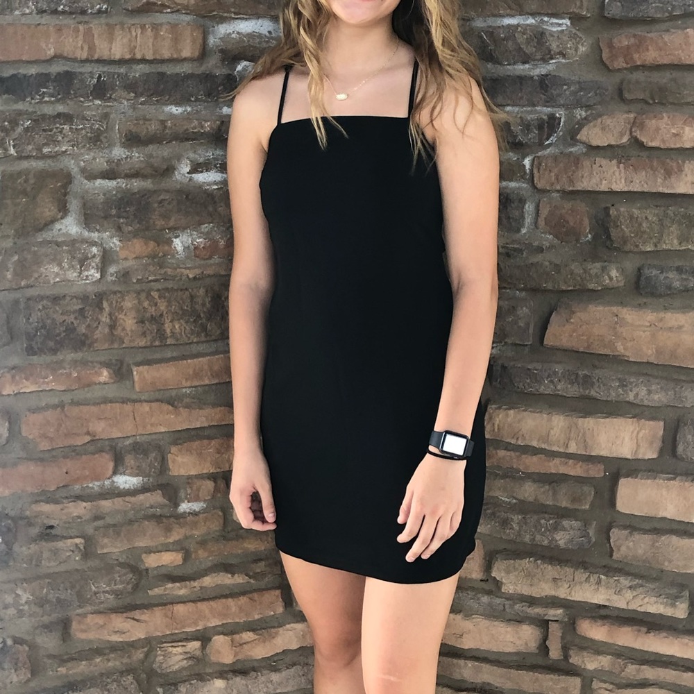 Simple black dress